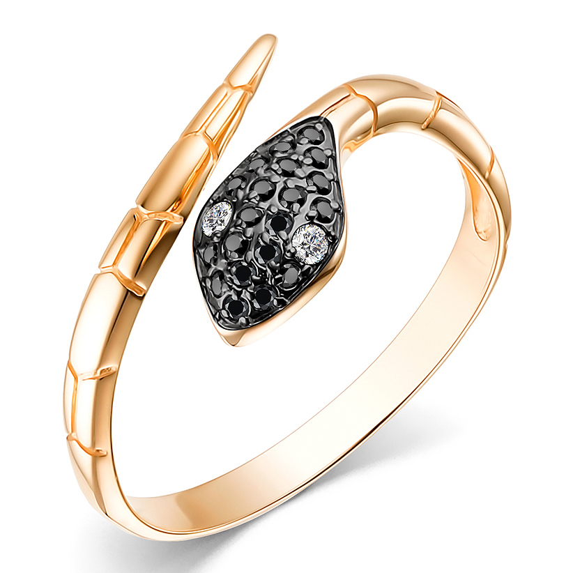 Кольцо, золото, бриллиант, К/551-125